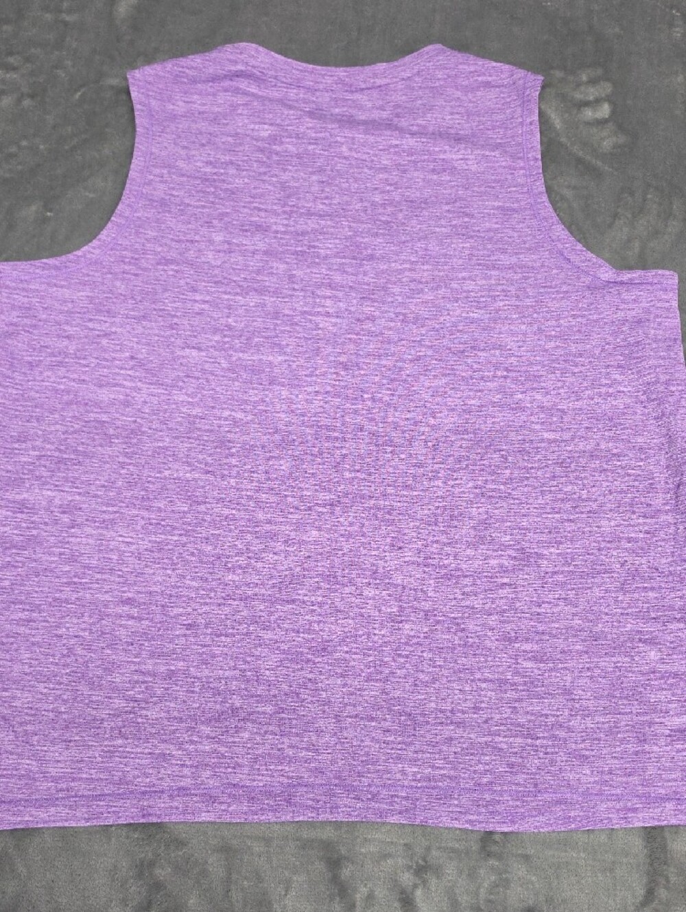 Duluth Trading Co Tun-Dry Purple Heather Sleeveless Performance Tee L - Picture 7 of 7